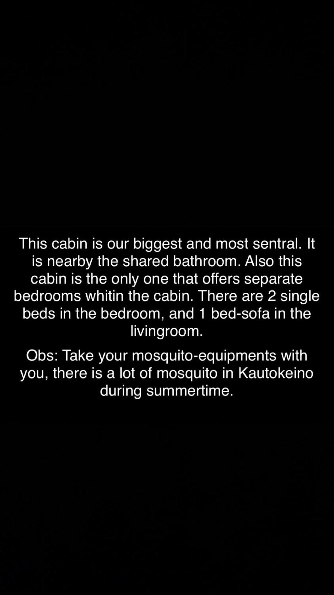 Sara'S Cabins-Hytter Kautokeino Pokój zdjęcie